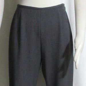 New Women's Ladies SIGRID COLLECTION Gray Stretch Blend Tapered Leg Pants 6